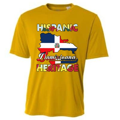 Hispanic Heritage Month Dominican Republic Flag Dominicana Cooling Performance Crew T-Shirt