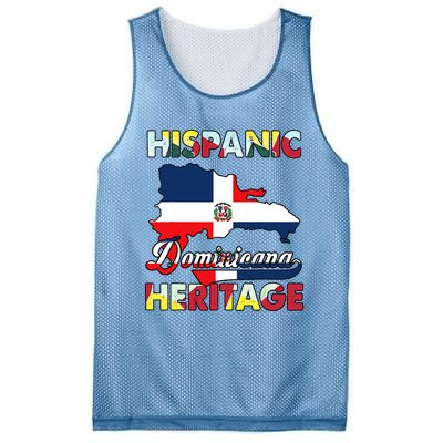 Hispanic Heritage Month Dominican Republic Flag Dominicana Mesh Reversible Basketball Jersey Tank