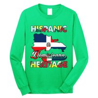 Hispanic Heritage Month Dominican Republic Flag Dominicana Long Sleeve Shirt