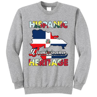 Hispanic Heritage Month Dominican Republic Flag Dominicana Sweatshirt