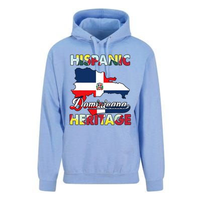 Hispanic Heritage Month Dominican Republic Flag Dominicana Unisex Surf Hoodie