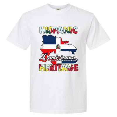 Hispanic Heritage Month Dominican Republic Flag Dominicana Garment-Dyed Heavyweight T-Shirt