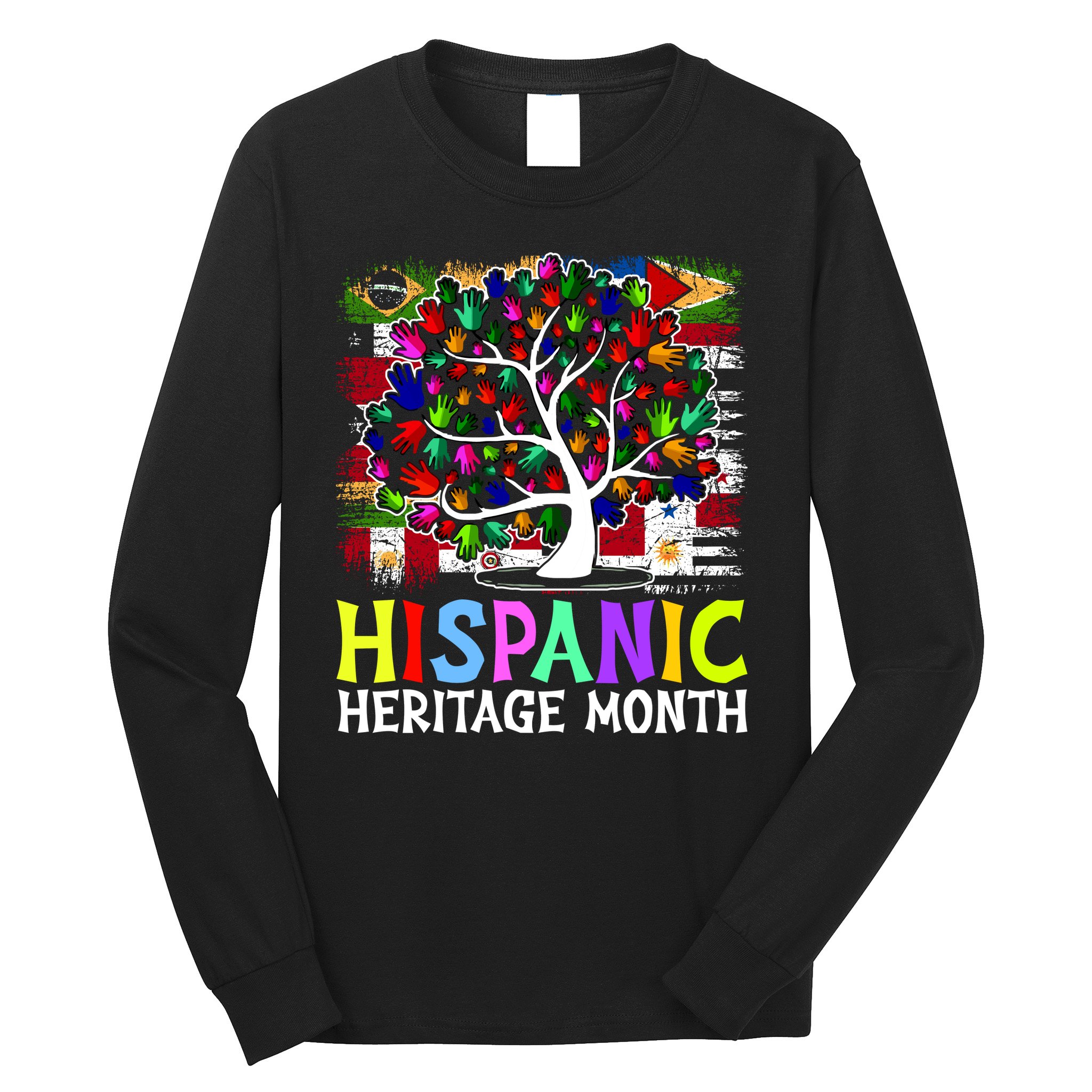 Hispanic Heritage Month Tree Long Sleeve Shirt
