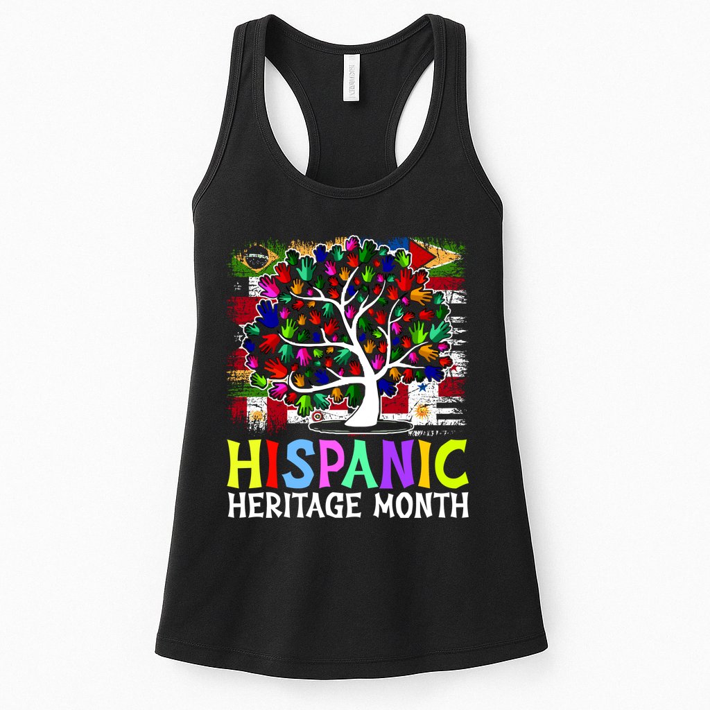 Hispanic Heritage Month Tree Womens Tank Top
