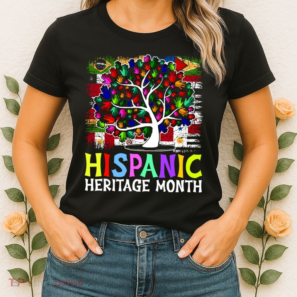 Hispanic Heritage Month Tree Womens T-Shirt