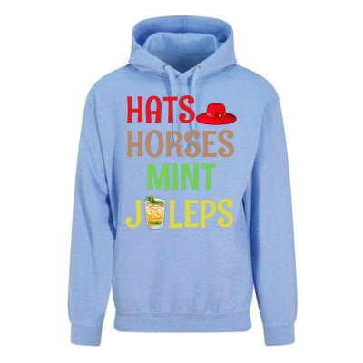 Hats Horses Mint Juleps Gift Funny Horse Racing Funny Gift Unisex Surf Hoodie