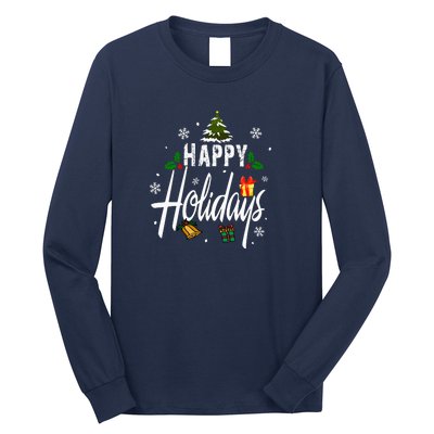 Happy Holidays | Merry Christmas Long Sleeve Shirt