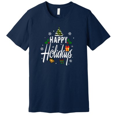 Happy Holidays | Merry Christmas Premium T-Shirt