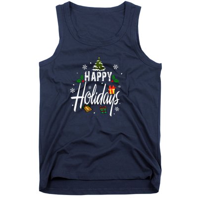 Happy Holidays | Merry Christmas Tank Top