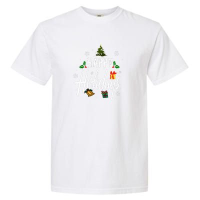 Happy Holidays | Merry Christmas Garment-Dyed Heavyweight T-Shirt