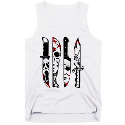 Halloween Horror Movie Characters Tank Top