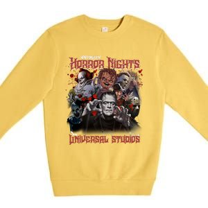 Halloween Horror Nights Universal Horror Characters Halloween Myers Premium Crewneck Sweatshirt