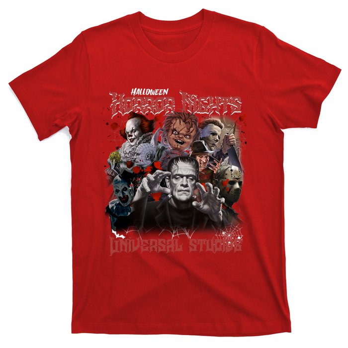 Halloween Horror Nights Universal Horror Characters Halloween Myers T-Shirt