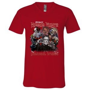 Halloween Horror Nights Universal Horror Characters Halloween Myers V-Neck T-Shirt