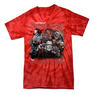 Halloween Horror Nights Universal Horror Characters Halloween Myers Tie-Dye T-Shirt