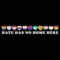 Hate Has No Home Here Feminist Gift Impact Tech Backpack
