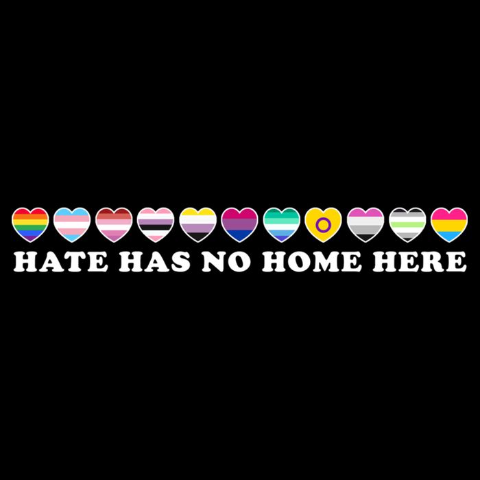Hate Has No Home Here Feminist Gift Impact Tech Backpack