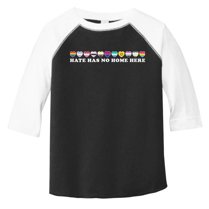 Hate Has No Home Here Feminist Gift Toddler Fine Jersey T-Shirt