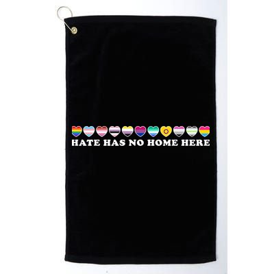 Hate Has No Home Here Feminist Gift Golf Towel