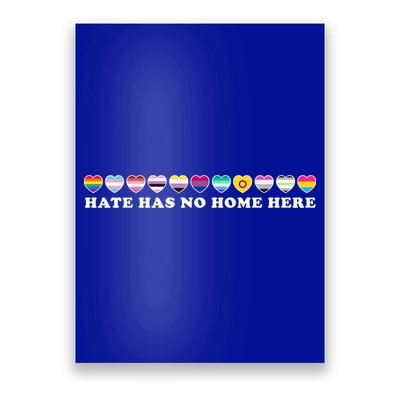 Hate Has No Home Here Feminist Gift Poster