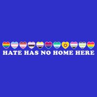 Hate Has No Home Here Feminist Gift Visor