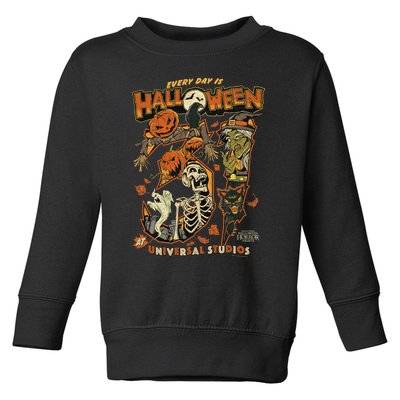 Halloween Horror Nights Hhn Every Day Is Halloween Toddler Sweatshirt