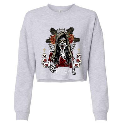 Halloween Horror Nights Day Of The Dead Dia De Los Muertos Cropped Pullover Crew