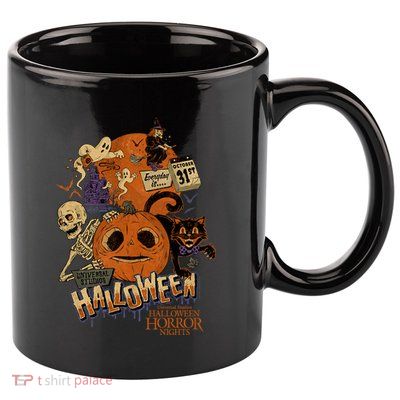 Halloween Horror Nights Lil Boo Pumpkin 11oz C Handle Ceramic Mug