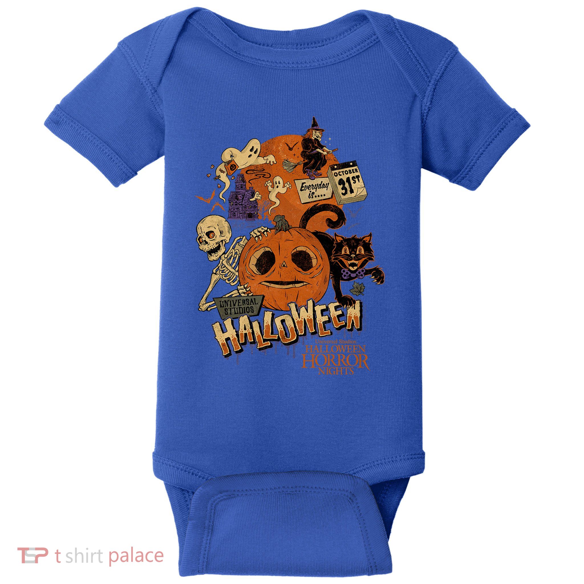 Halloween Horror Nights Lil Boo Pumpkin Baby Bodysuit
