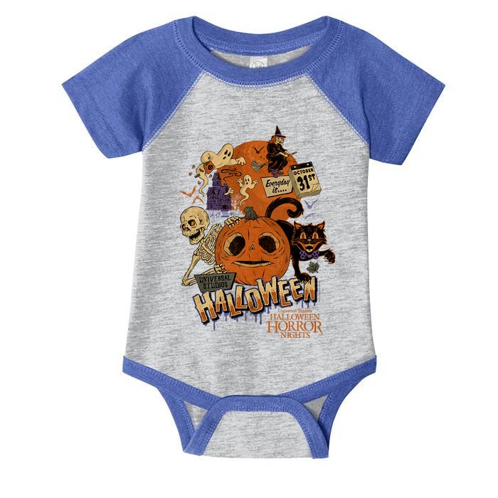 Halloween Horror Nights Lil Boo Pumpkin Infant Baby Jersey Bodysuit