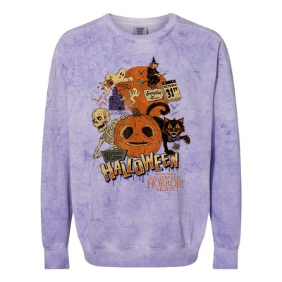 Halloween Horror Nights HHN Lil Boo Colorblast Crewneck Sweatshirt