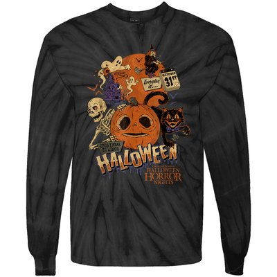 Halloween Horror Nights HHN Lil Boo Tie-Dye Long Sleeve Shirt