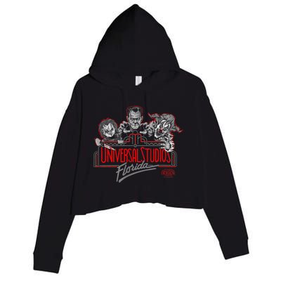 Halloween Horror Nights HHN Florida Marquee Crop Fleece Hoodie