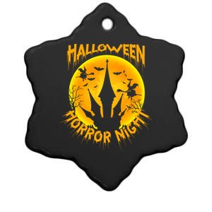 Halloween Horror Night Ceramic Star Ornament