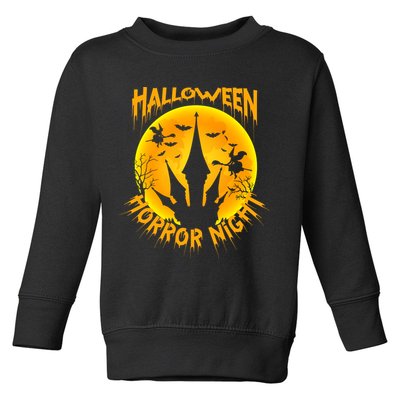 Halloween Horror Night Toddler Sweatshirt