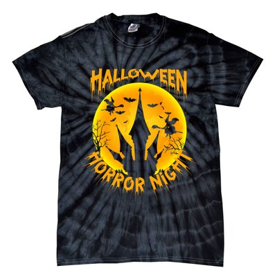 Halloween Horror Night Tie-Dye T-Shirt