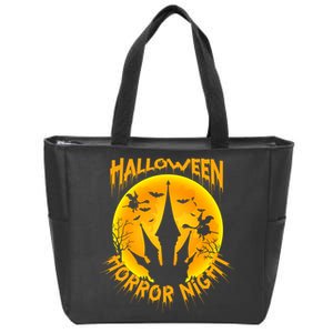 Halloween Horror Night Zip Tote Bag