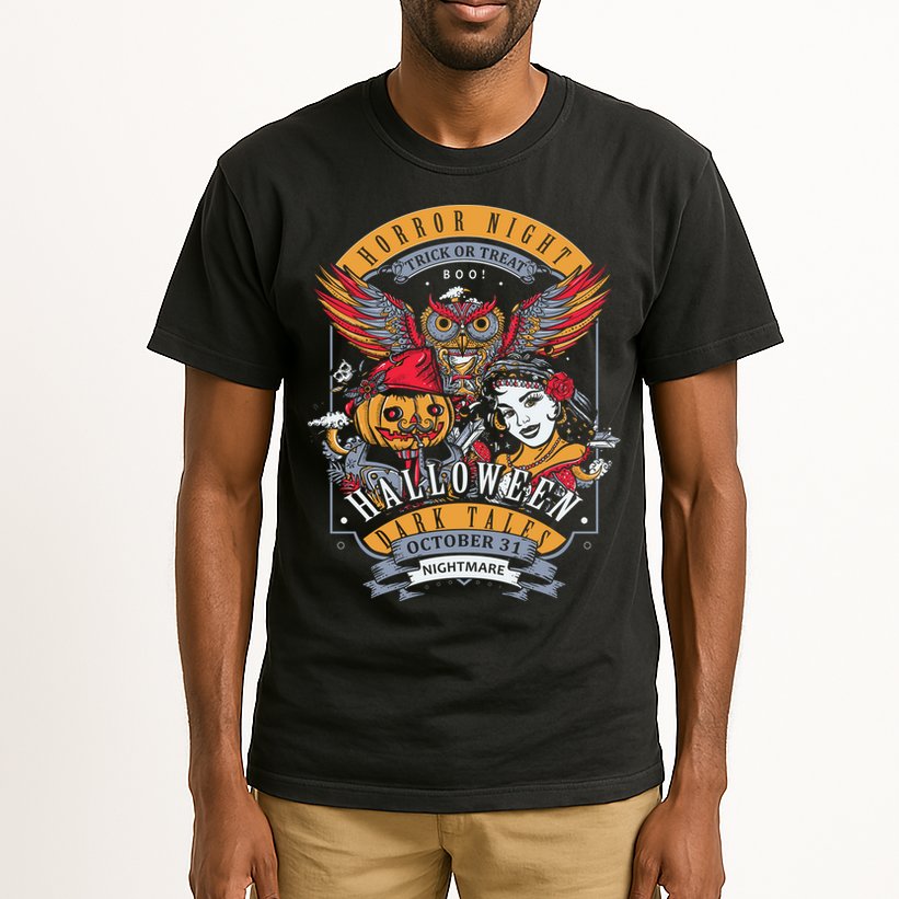 Halloween Horror Night Tall T-Shirt