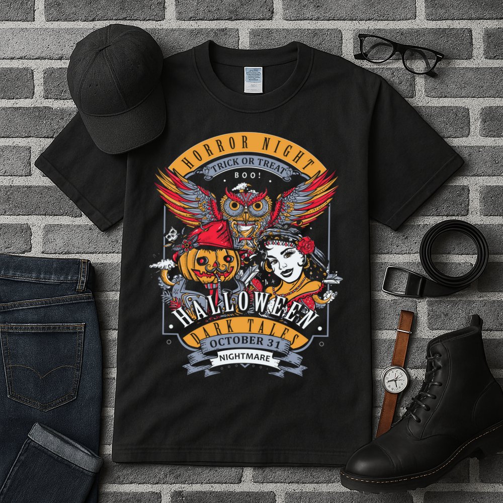 Halloween Horror Night Tall T-Shirt