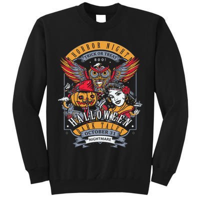 Halloween Horror Night Tall Sweatshirt