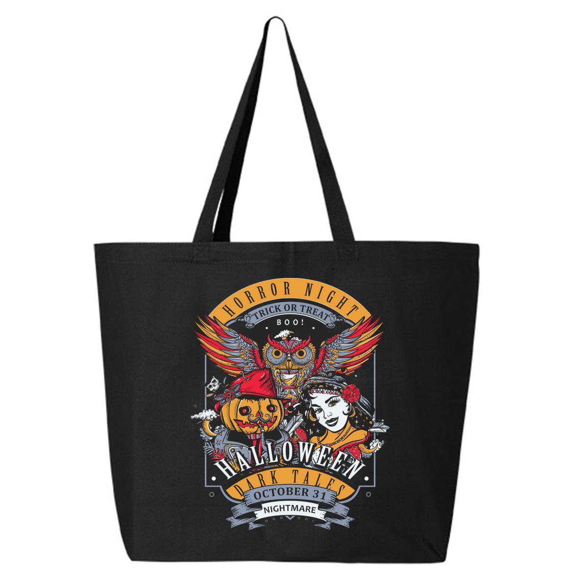 Halloween Horror Night 25L Jumbo Tote