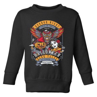 Halloween Horror Night Toddler Sweatshirt