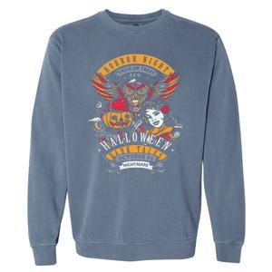 Halloween Horror Night Garment-Dyed Sweatshirt