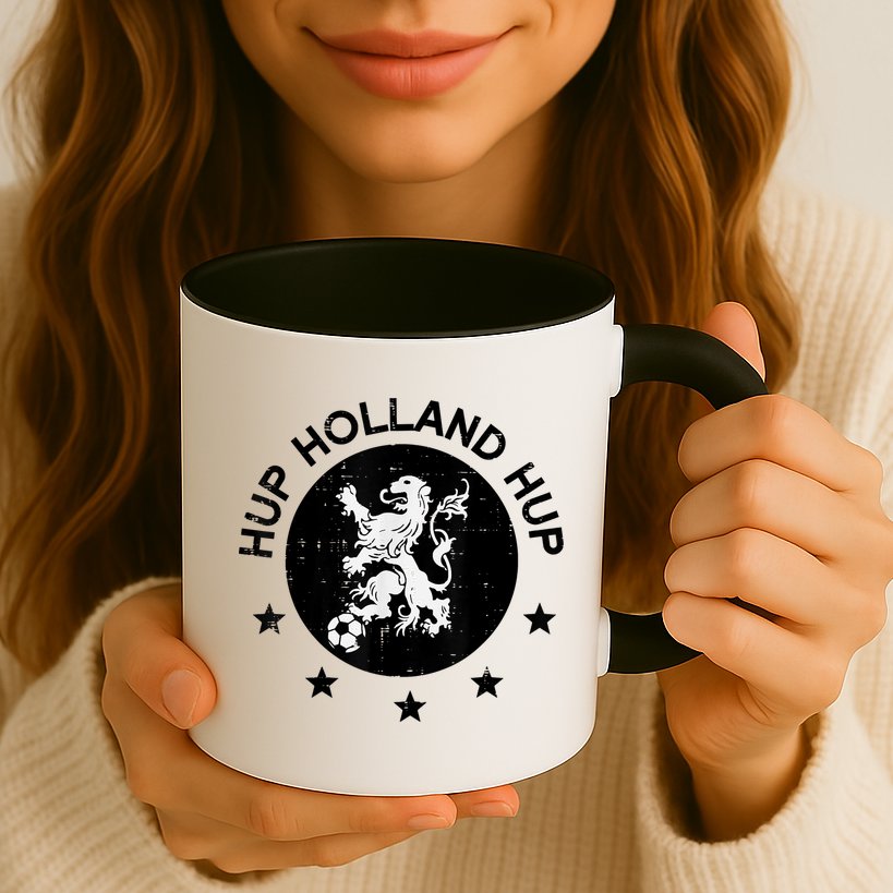 Hup Holland Netherlands Orange Soccer Mug