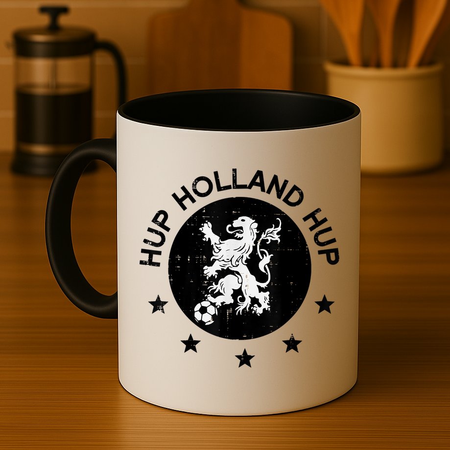 Hup Holland Netherlands Orange Soccer Mug
