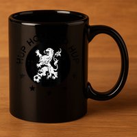 Hup Holland Netherlands Orange Soccer 11oz C Handle Ceramic Mug
