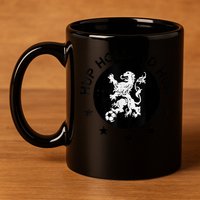 Hup Holland Netherlands Orange Soccer 11oz C Handle Ceramic Mug