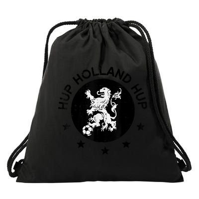 Hup Holland Netherlands Orange Soccer Drawstring Bag