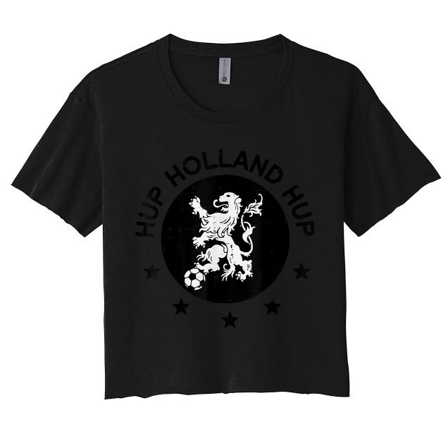Hup Holland Netherlands Orange Soccer Crop Top