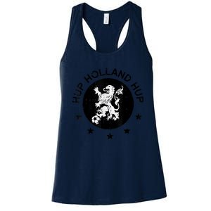 Hup Holland Netherlands Orange Soccer Women's Racerback Tank